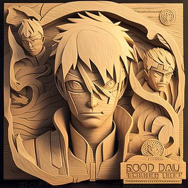 3D model st Naruto Shippuden Ultimate Ninja Storm 4  Road to Boruto gam (STL)